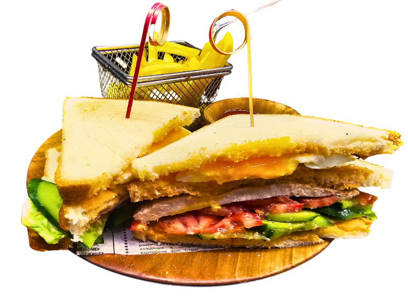 Клаб-сэндвич с курицей