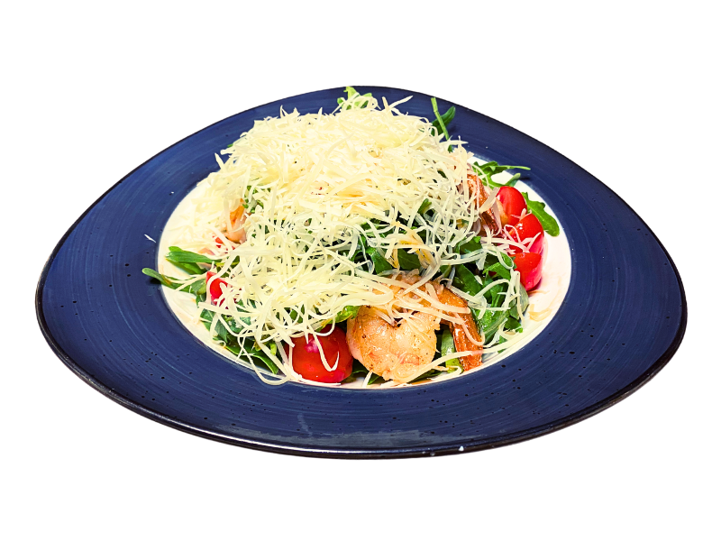 Руккола с креветками