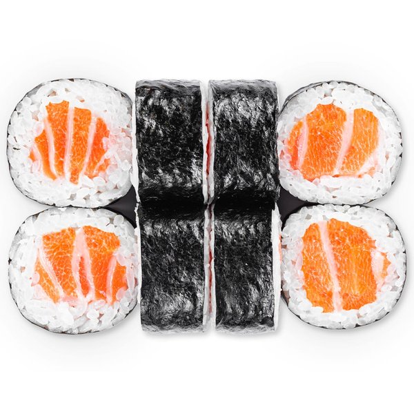 Мини ролл с лососем 8 шт