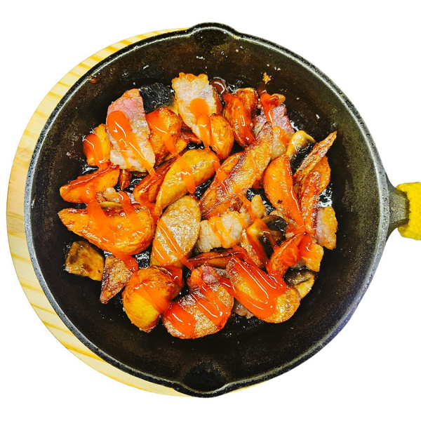 Закуска охотника с говяжьим беконом