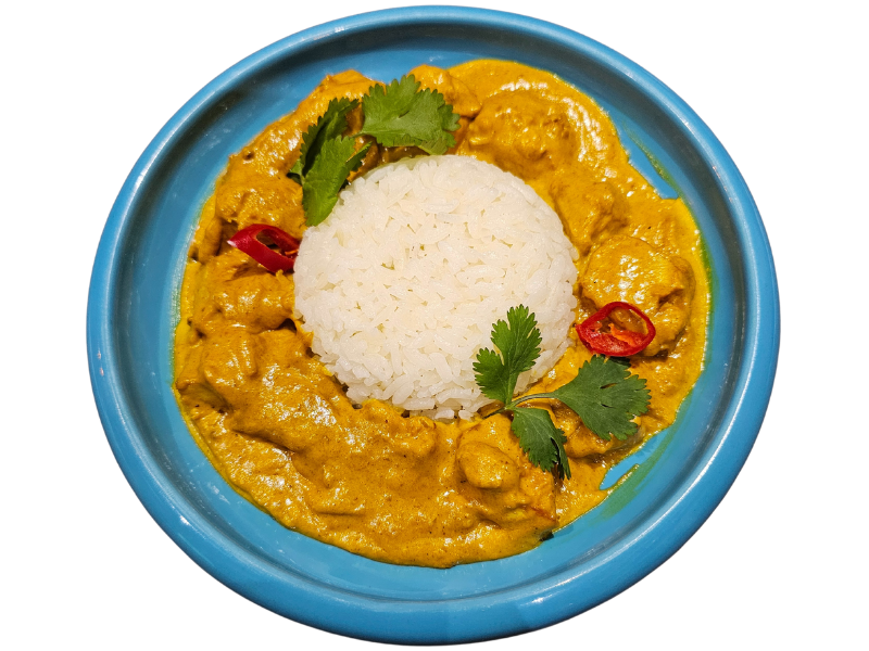 Курица в сливочном соусе карри