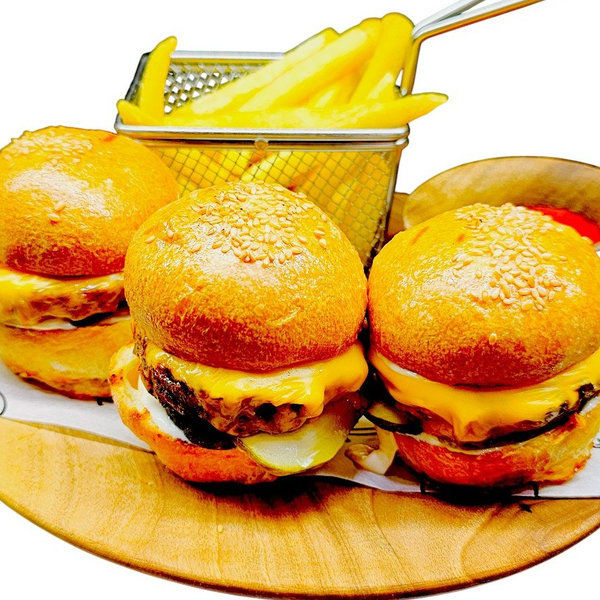 Бэби-бургер с картофелем Фри