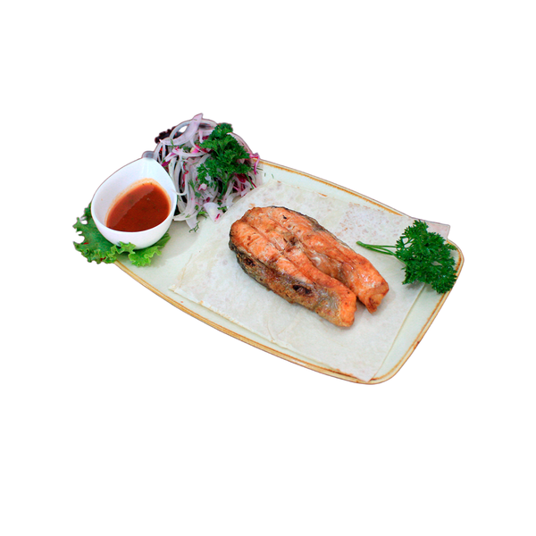 Шашлык из рыбы форель