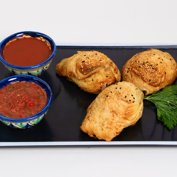 Самса с картошкой и мясом