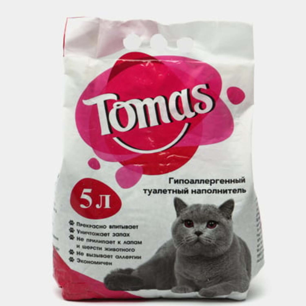 Комкающийся наполнитель Tomas