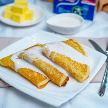 Блинчик с каймаком