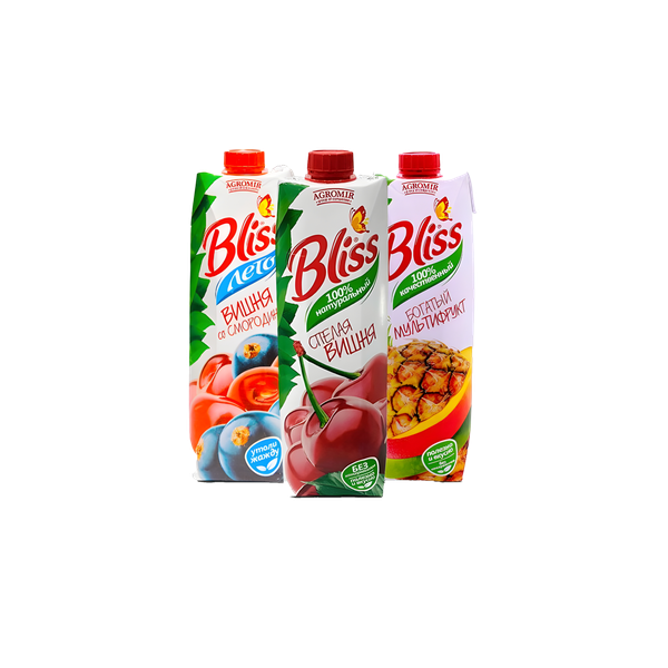 Соки Bliss в ассортименте, 1 л