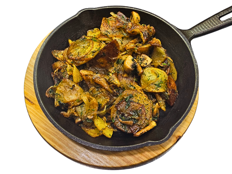 Картофель с грибами