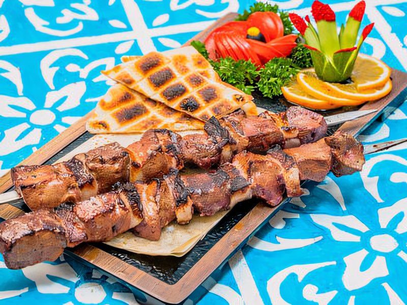 Кусковой шашлык из говядины