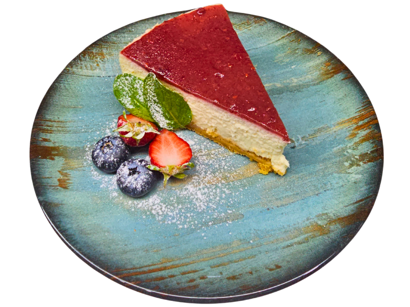 Малиновый чизкейк