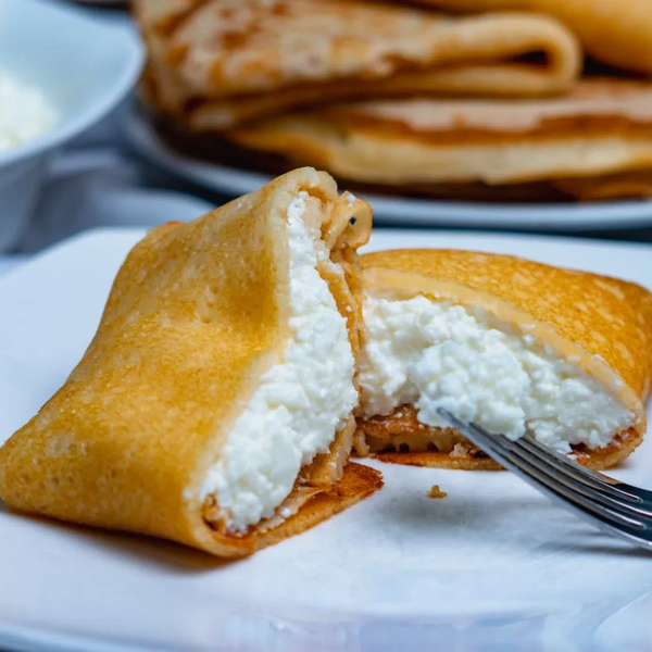 Блинчик с творогом