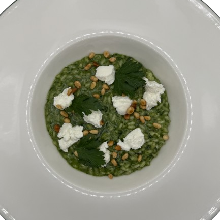 Ризотто со шпинатом