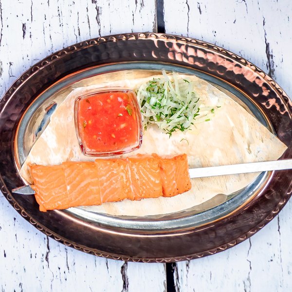 Шашлык из лосося