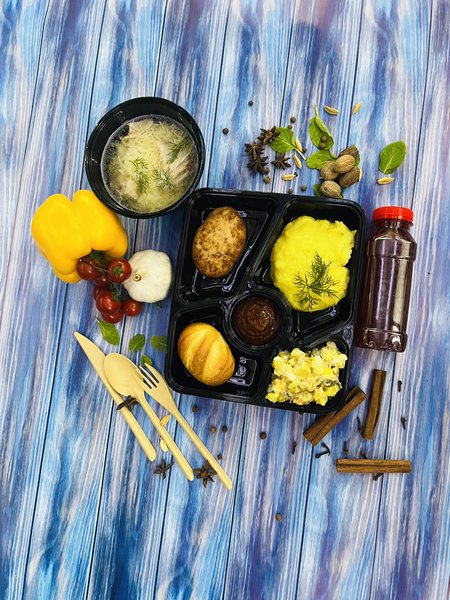 Комбо с куриной котлетой