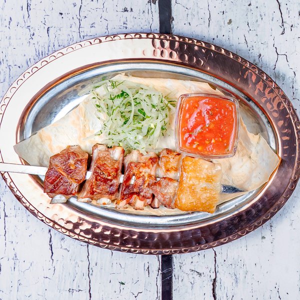 Шашлык из бараньих ребер