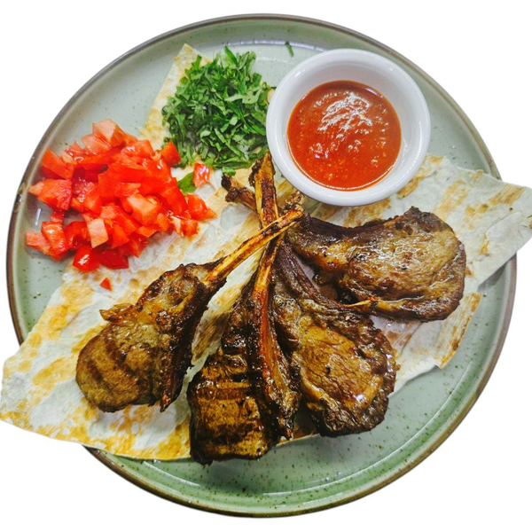 Каре ягненка на гриле