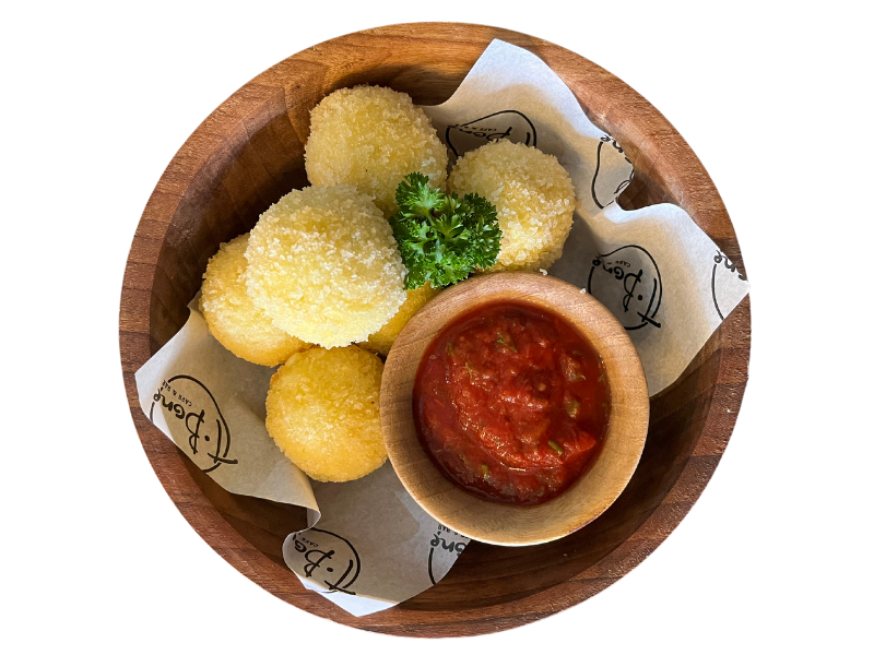 Сырные шарики с моцареллой и крем чизом