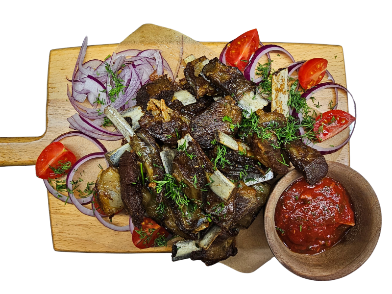 Бараньи семечки из ребрышек