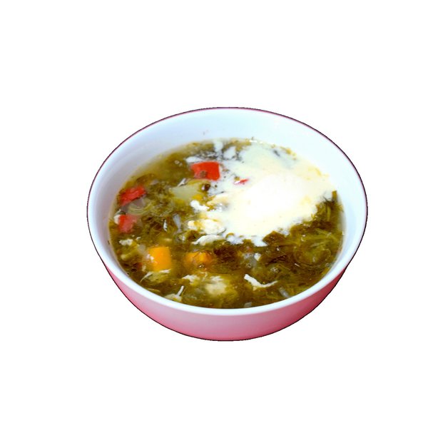 Щи зеленые с фрикадельками