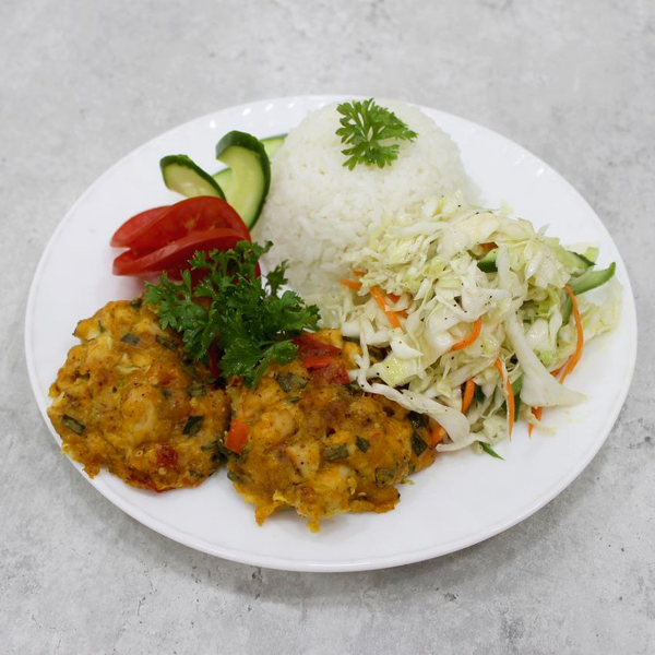 Рубленые котлеты с гарниром