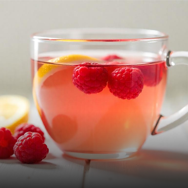 Малина-лимон чай