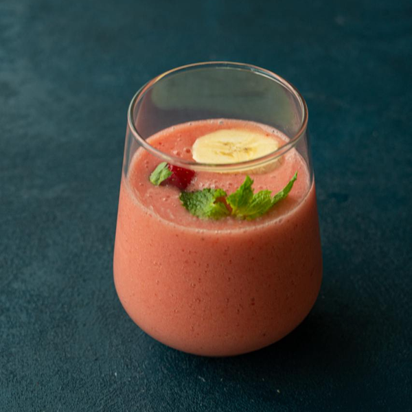 Смузи клубника и банан