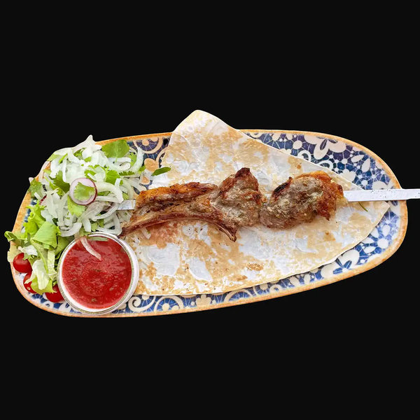 Шашлык из бараньей корейки