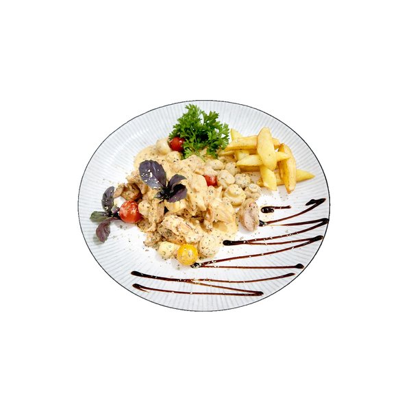 Курица с грибами