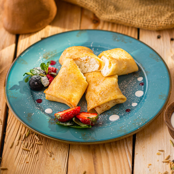 Блинчики с творогом