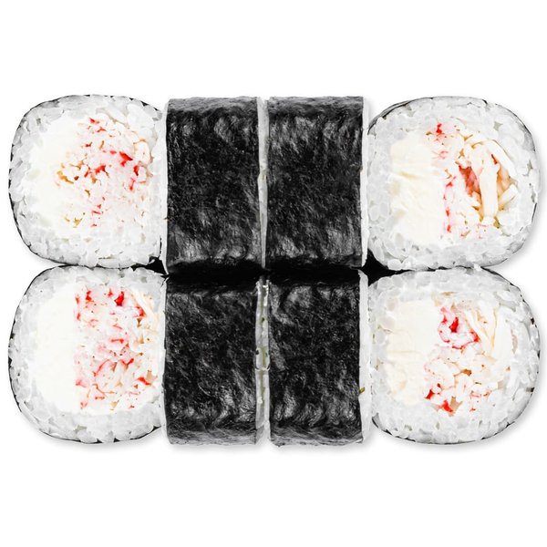 Мини сливочный с крабом 8 шт