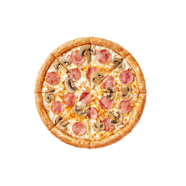 Пицца с индейкой и грибами